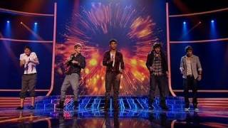 One Direction sing Viva La Vida  The X Factor Live  itvcomxfactor [upl. by Redyr288]