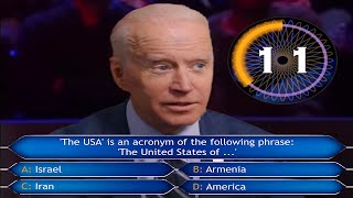 Joe Biden on Who Wants To Be A Millionaire [upl. by Eiuol690]