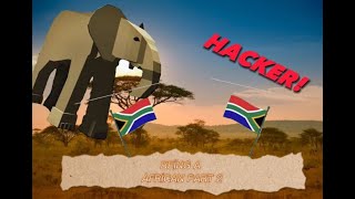 ROBLOXPLAYBOX SAFARİ Being a South African Part 2 FİGHTİNG WİTH HACKER [upl. by Gaelan]