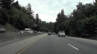 CA Highway 17 South San Jose to Santa Cruz [upl. by Richer]