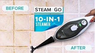 Steam amp Go 10in1 Steam Mop  Handheld Steam Cleaner for Home  Pursteam 10In1 Steam Mop [upl. by Leihcim]