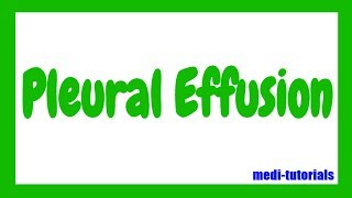 Pleural Effusion definition  pathology cause clinical feature investigation management [upl. by Gut]