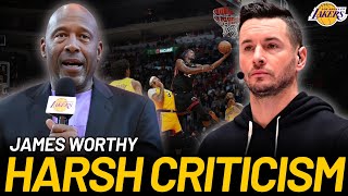 BAD NEWS FOR THE LAKERS James Worthy Blasts After Embarrassing Loss to Miami Heat [upl. by Nnov]