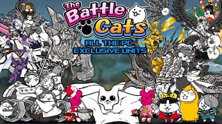 PC Exclusive Units Reviewed and Ranked  The Battle Cats [upl. by Eiliah467]