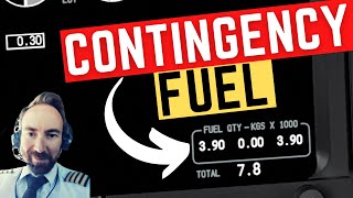 Contingency Fuel Explained By An Airline Captain [upl. by Aridnere]