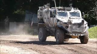 Foxhound  British Army Protected Patrol Vehicle LPPV running at TANKFEST 2024 [upl. by Whiting178]