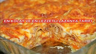 En kolay ve en lezzetli lazanya tarifi [upl. by Binnie809]