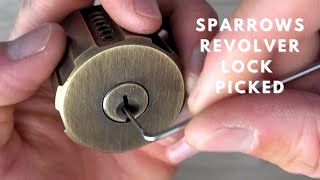 18 Picking the Sparrows Revolver challenge lock unboxing 🔓 [upl. by Lemhar]