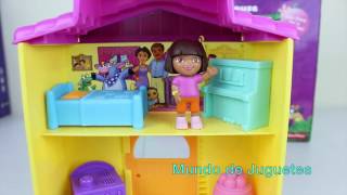 DibusYmas 2 DORA THE EXPLORER Surprise Eggs Unboxing gift Chocolate toy Dora la exploradora [upl. by Yasmar]