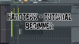 Hardtekk Tutorial für Beginner FLStudio kostenlose Plugins und ohne Korg [upl. by Lledyr]