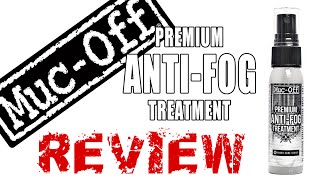 MucOff AntiFog Treatment  First Time Use Review [upl. by Body]