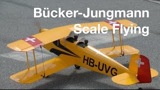 Bücker Jungmann  Scale Flying [upl. by Mccreery]