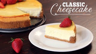 Classic Cheesecake Recipe  How Tasty Channel [upl. by Ayoral]