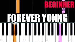 Alphaville  Forever Young Easy Piano Tutorial [upl. by Wescott]