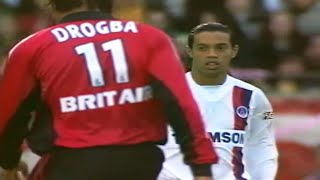 Ronaldinho amp Drogba Legendary Match In 2003 [upl. by Ocsecnarf]