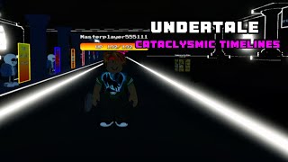 MY FIRST TIME PLAYING UNDERTALE CATACLYSMIC TIMELINES Roblox Undertale Fangame [upl. by Berkeley]