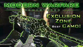 How To Get quotExclusion Zonequot Camo in Modern Warfare Remastered  Best Camo MWR quotDark Matterquot [upl. by Llenart884]