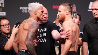 Encaradas da Pesagem  UFC 274 Oliveira x Gaethje [upl. by Quinn]