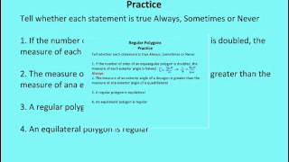 74 Regular Polygons Lesson [upl. by Ttoile458]