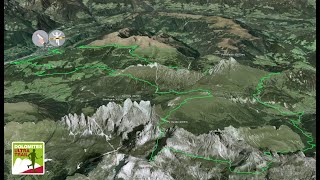 Dolomites Ultra Trail  3D Video [upl. by Ulphiah]