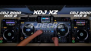 4 DECKS XDJ XZ vs CDJ 2000 NXS2  LIVE MASHUP MIX [upl. by Nyret]