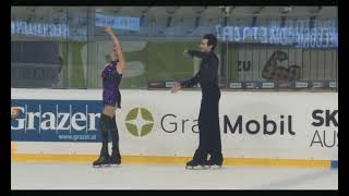 Lucy Hancock amp Ilias Fourati 🇭🇺 Rhythm Dance Ice Challenge 24 Graz [upl. by Devine]