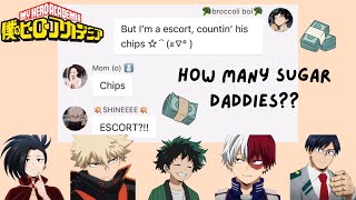 Midoriyas Sugar Daddies  BNHA Lyric Prank  Sugar Daddy by Qveen Herby [upl. by Roter]