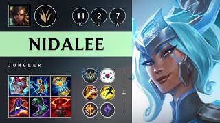 Nidalee Jungle vs Graves Godlike  KR Challenger Patch 1422 [upl. by Swetlana781]