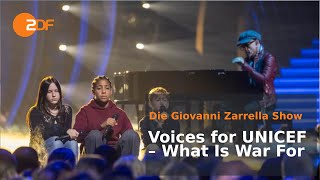 Voices for UNICEF – quotWhat Is War Forquot  ZDF  Die Giovanni Zarrella Show [upl. by Gnilrac]