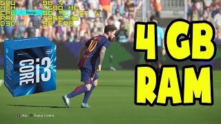 PES 2018 on 4GB RAM  Core i3  Gameplay Test [upl. by Enelav]