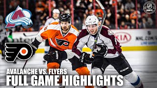 Colorado Avalanche vs Philadelphia Flyers  Full Game Highlights  ESPN NHL [upl. by Caddaric]