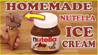 RECETTE GLACE NUTELLA MAISON  CARL IS COOKING [upl. by Ginger979]