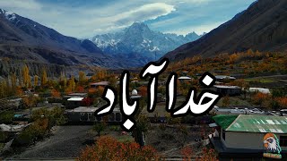 Drone Journey Through Autumn in khudaabad Sost  A Visual Tour of Hunzas Peaks Drone Shots [upl. by Llennaj]