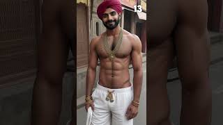 Handsome Indian Men in downtown Mumbai  AI Indian Guys [upl. by Blackington]