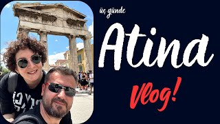 3 GÜNDE ATİNA  VLOG [upl. by Ahseuqal]