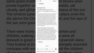 Font Size Change  Android Lollipop How To Change Text Font Size [upl. by Llerrod]