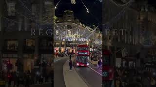 Stunning Regent Street Christmas Lights 2024 Festive Wonder Awaits christmas music viralvideo [upl. by Assirolc]