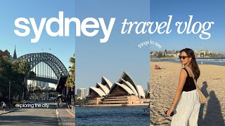 sydney travel vlog 🇦🇺 things to see exploring the city australian beaches amp food recos [upl. by Cyrilla]