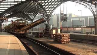 Gleisbau Doku in Köln auf der Hohenzollernbrücke und im HBF [upl. by Kosaka]