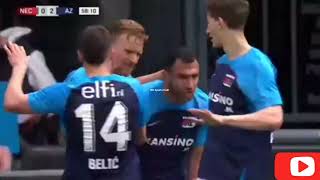 Highlights NEC vs AZ Alkmaar 03 Eredivisie Match 280424 [upl. by Anailli904]