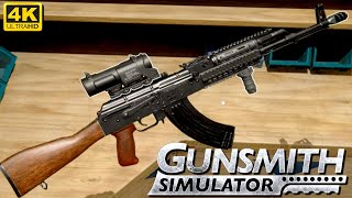 Gunsmith Simulator FR 4K UN AK47 DÉMONTER ET REMONTER ENTIÈREMENT  ET SUPER DÉTAILLER [upl. by Brinson]