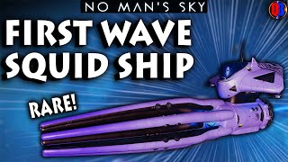 How To Find First Wave Exotic Squid Ship Location  Lilac  No Mans Sky 2021 [upl. by Ahsiyn942]