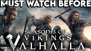 VIKINGS VALHALLA Season 1 amp 2 Recap  Must Watch Before Season 3  Series Explained [upl. by Ytirahc465]