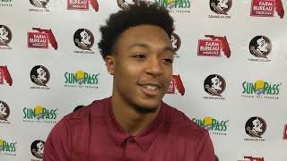 Florida State WR TreShaun Harrison on offseason hopes for 2019 [upl. by Killion320]