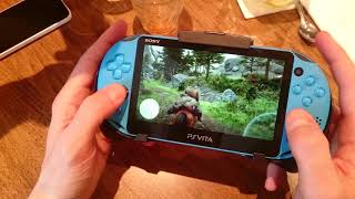 Remote Play PS4 sur PS Vita en nomade  RDR2 amp Horizon Zero Dawn [upl. by Barbe]