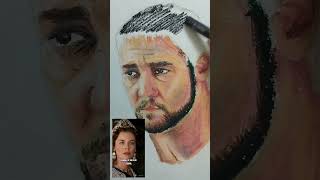 Maximus Decimus Meridius🎨cryons colour portrait art💕 🎼 🎶 🥰🥰🥰🥰 [upl. by Leila]