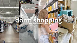 COLLEGE DORM SHOPPING VLOG 🛍️🛒 [upl. by Cerys]