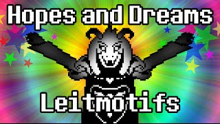 Undertale  All leitmotifs in Hopes and Dreams  1 YEAR ANNIVERSARY [upl. by Irollam414]