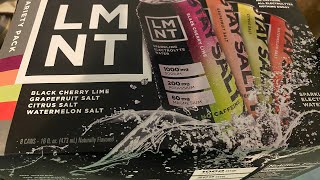 LMNT electrolyte sparkling water review [upl. by Teddman]