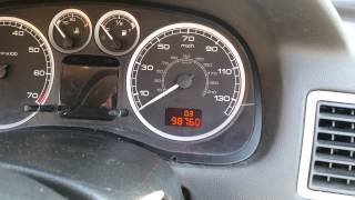 Peugeot 307 14 speedo clock faulty how to fix [upl. by Wales]